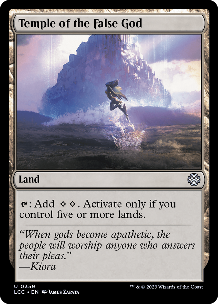 Temple of the False God [The Lost Caverns of Ixalan Commander] | Odin's Place