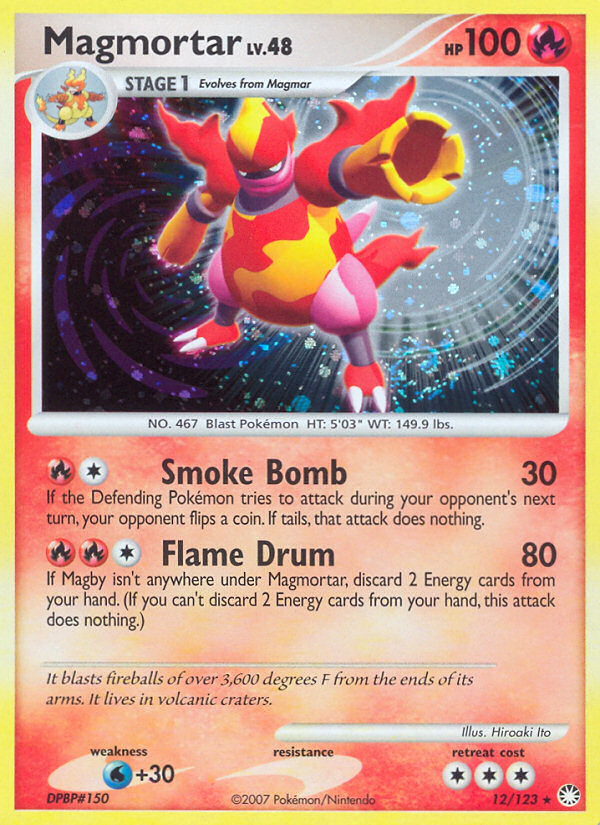 Magmortar (12/123) [Diamond & Pearl: Mysterious Treasures] | Odin's Place