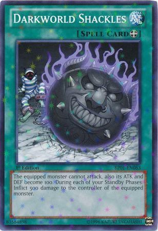 Darkworld Shackles [BP01-EN083] Starfoil Rare | Odin's Place