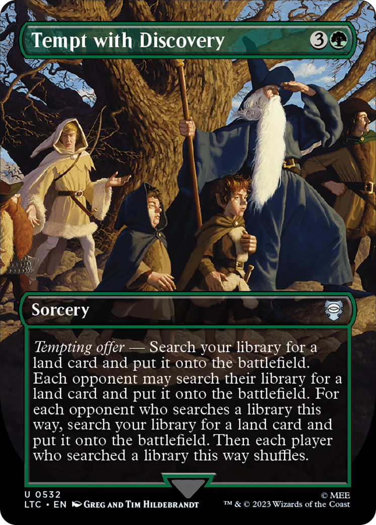 Tempt with Discovery (Borderless) [The Lord of the Rings: Tales of Middle-Earth Commander] | Odin's Place