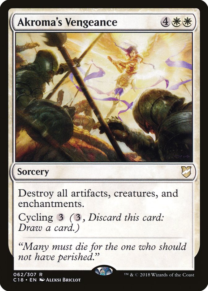 Akroma's Vengeance (62) [Commander 2018] | Odin's Place