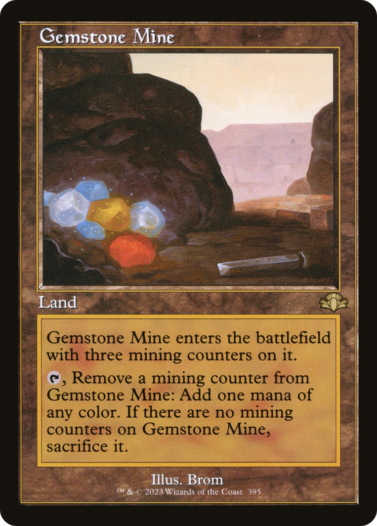 Gemstone Mine (Retro) [Dominaria Remastered] | Odin's Place