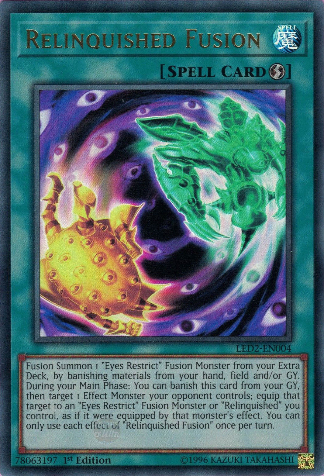 Relinquished Fusion [LED2-EN004] Ultra Rare | Odin's Place