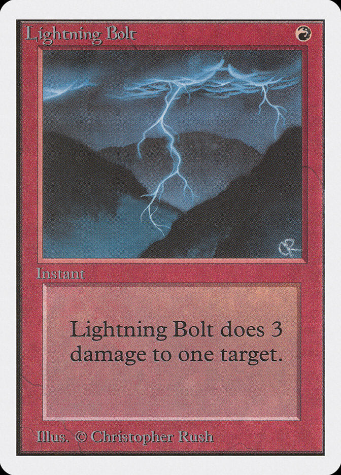 Lightning Bolt (162) [Unlimited Edition] | Odin's Place