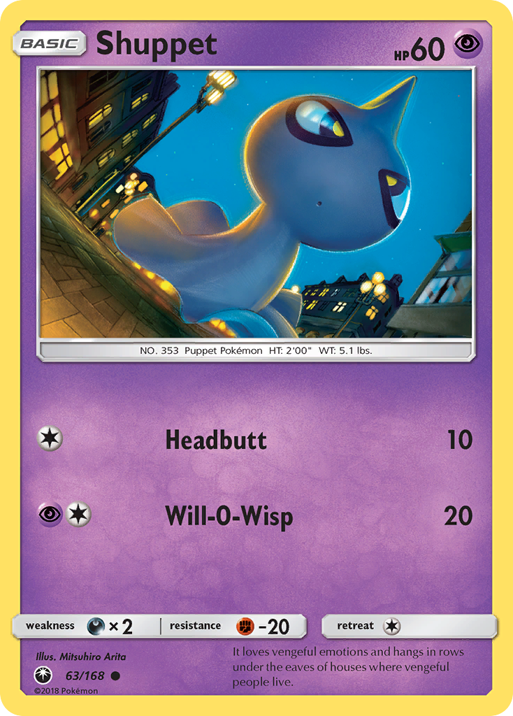 Shuppet (63/168) [Sun & Moon: Celestial Storm] | Odin's Place