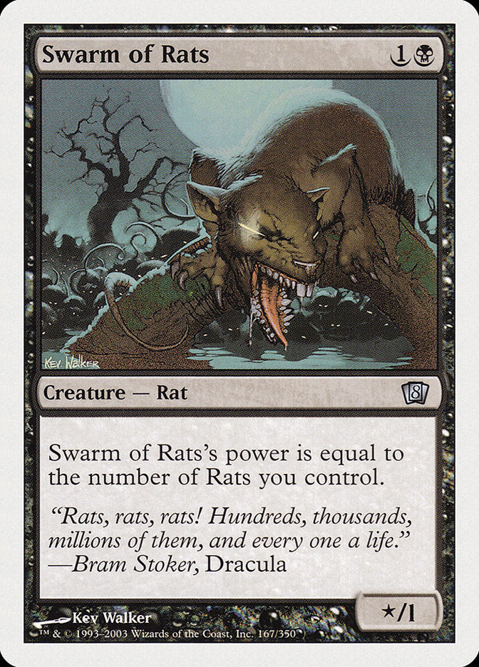 Swarm of Rats (167) [Eighth Edition] | Odin's Place