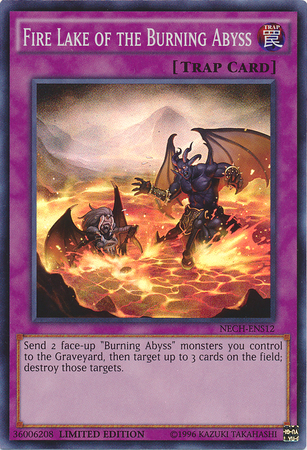Fire Lake of the Burning Abyss (SE) [NECH-ENS12] Super Rare | Odin's Place