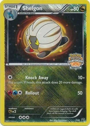 Shelgon (7/20) (Regional Championship) [Black & White: Dragon Vault] | Odin's Place