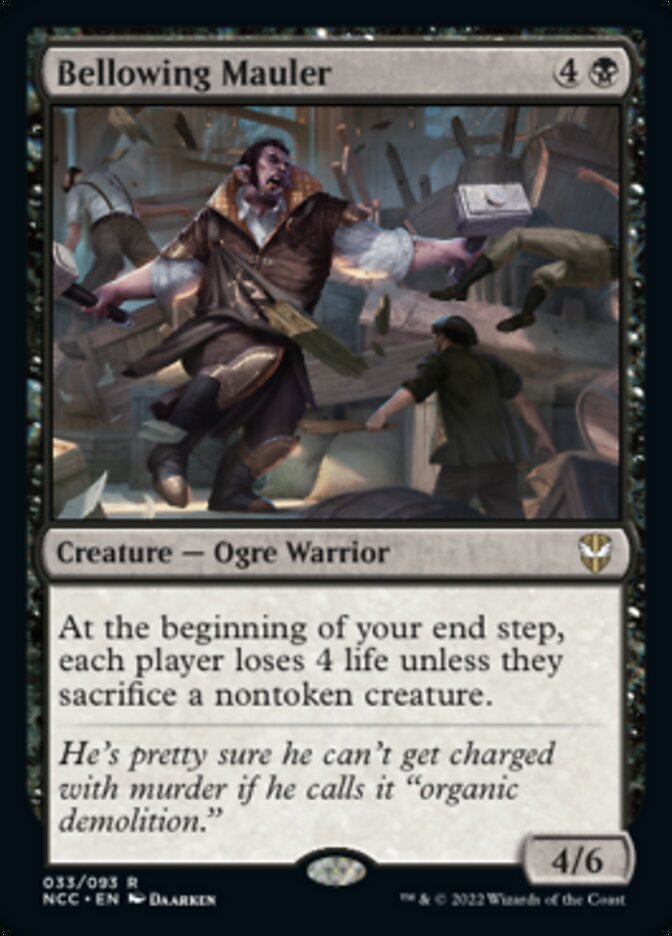 Bellowing Mauler [Streets of New Capenna Commander] | Odin's Place