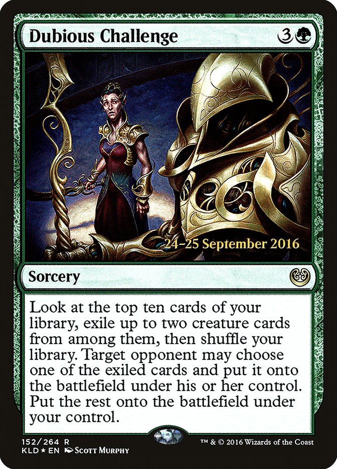 Dubious Challenge (152) [Kaladesh Prerelease Promos] | Odin's Place