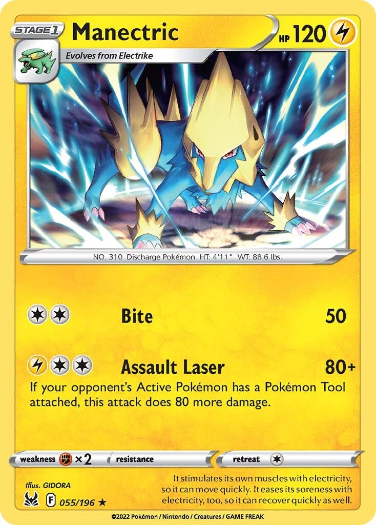 Manectric (055/196) [Sword & Shield: Lost Origin] | Odin's Place