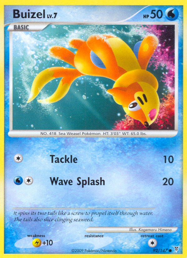 Buizel (92/147) [Platinum: Supreme Victors] | Odin's Place