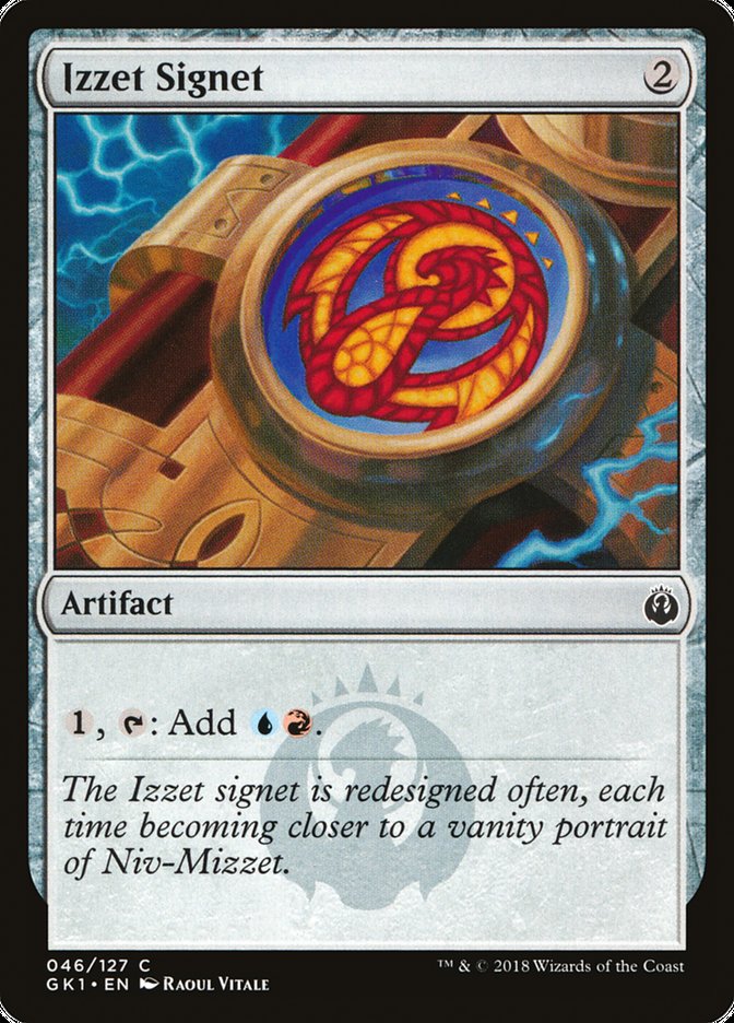 Izzet Signet (46) [Guilds of Ravnica Guild Kit] | Odin's Place