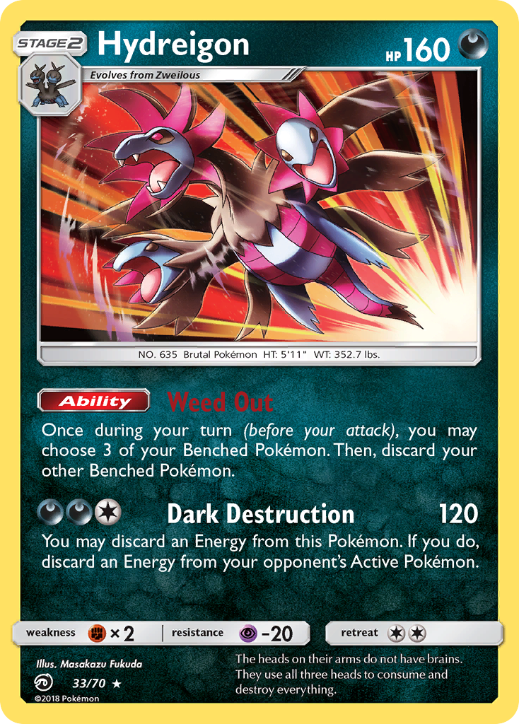 Hydreigon (33/70) [Sun & Moon: Dragon Majesty] | Odin's Place