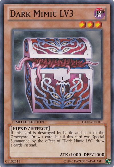 Dark Mimic LV3 [GLD5-EN018] Common | Odin's Place