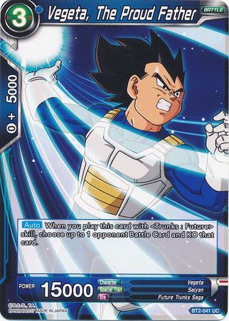 Vegeta, The Proud Father (BT2-041) [Union Force] | Odin's Place