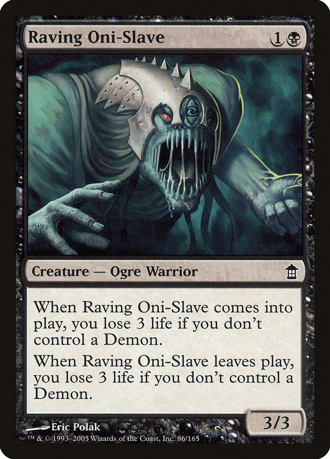 Raving Oni-Slave (86) [Saviors of Kamigawa] | Odin's Place