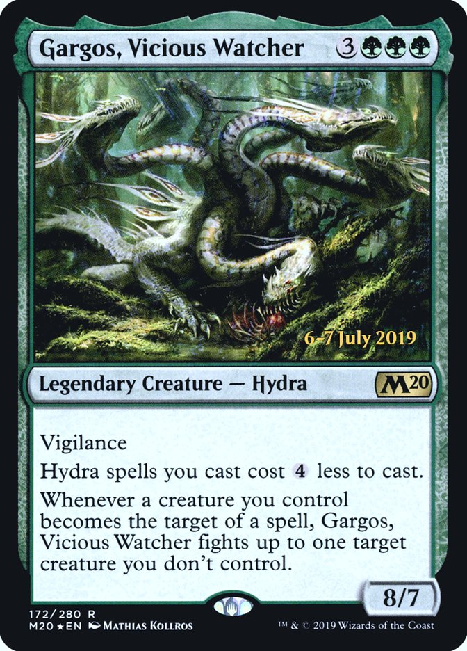 Gargos, Vicious Watcher [Core Set 2020 Prerelease Promos] | Odin's Place
