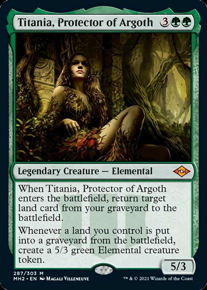 Titania, Protector of Argoth (Foil Etched) [Modern Horizons 2] | Odin's Place