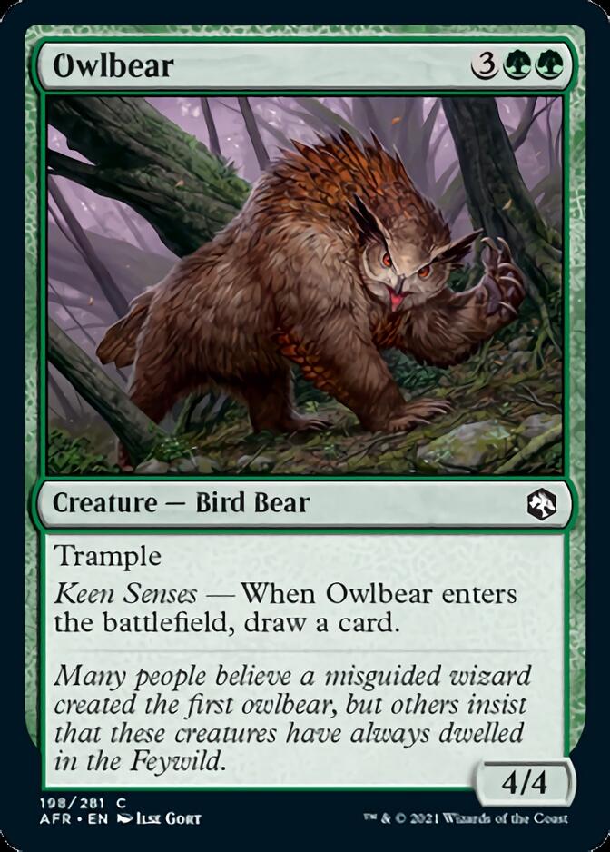 Owlbear [Dungeons & Dragons: Adventures in the Forgotten Realms] | Odin's Place