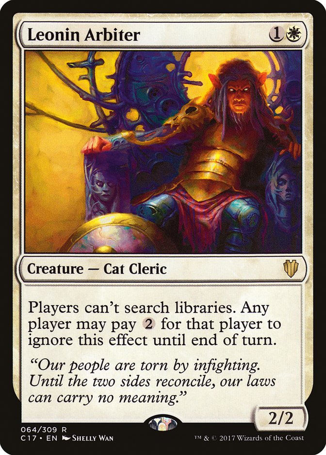 Leonin Arbiter (64) [Commander 2017] | Odin's Place