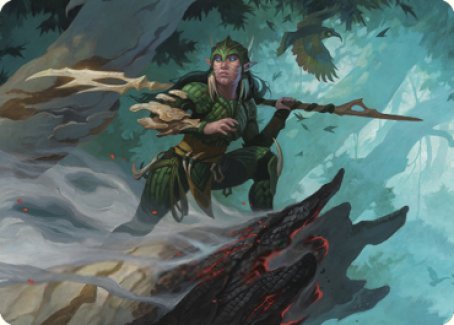 Gwenna, Eyes of Gaea Art Card [The Brothers' War Art Series] | Odin's Place