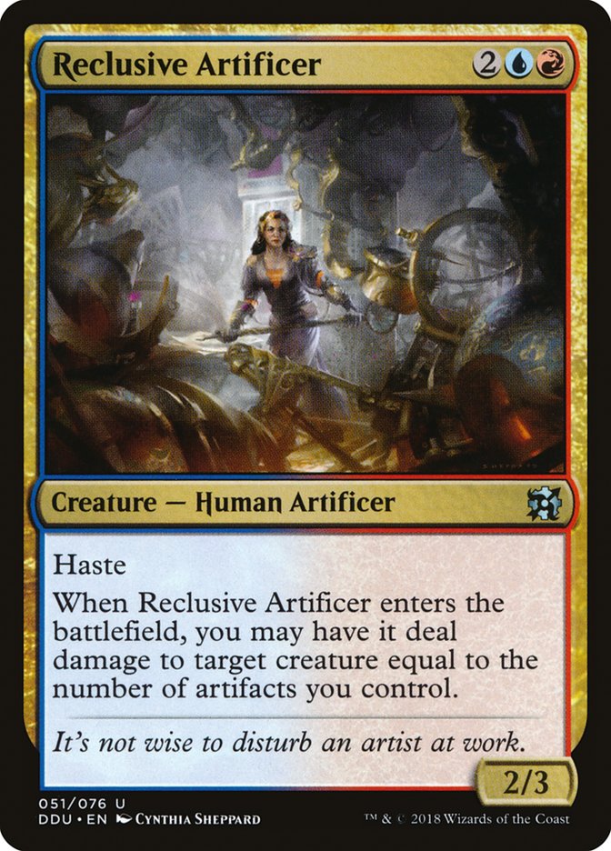 Reclusive Artificer (51) [Duel Decks: Elves vs. Inventors] | Odin's Place
