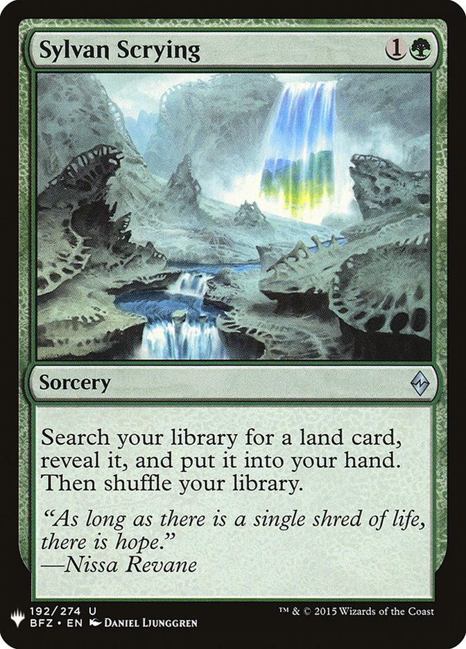 Sylvan Scrying [Mystery Booster] | Odin's Place