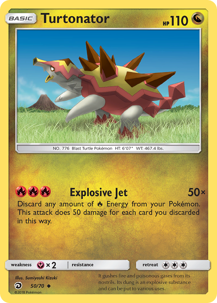Turtonator (50/70) [Sun & Moon: Dragon Majesty] | Odin's Place