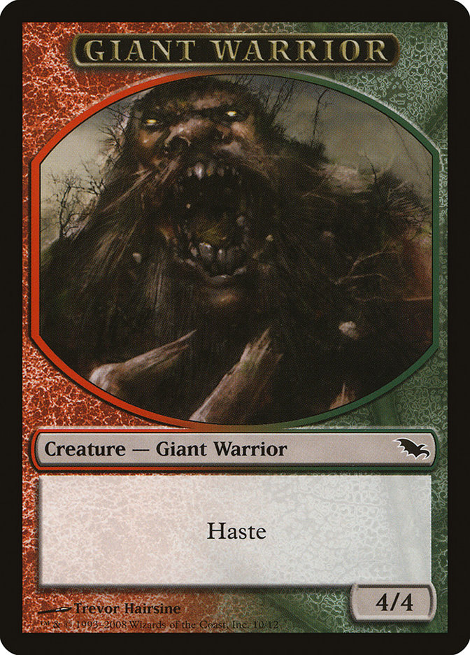 Giant Warrior Token (10) [Shadowmoor Tokens] | Odin's Place