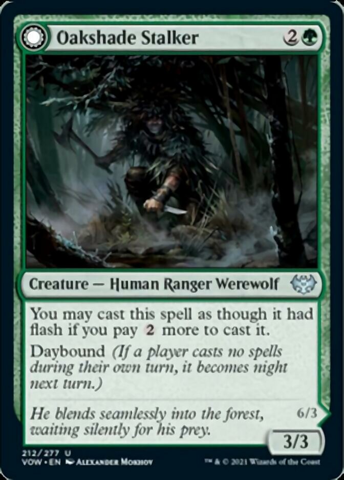 Oakshade Stalker // Moonlit Ambusher [Innistrad: Crimson Vow] | Odin's Place