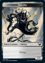 Inkling // Spirit Double-Sided Token [Strixhaven: School of Mages Tokens] | Odin's Place