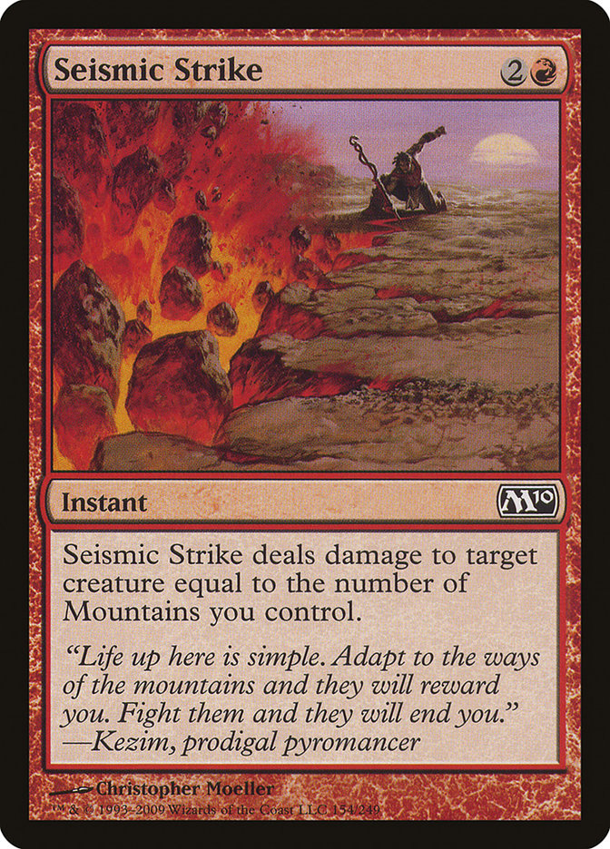 Seismic Strike (154) [Magic 2010] | Odin's Place