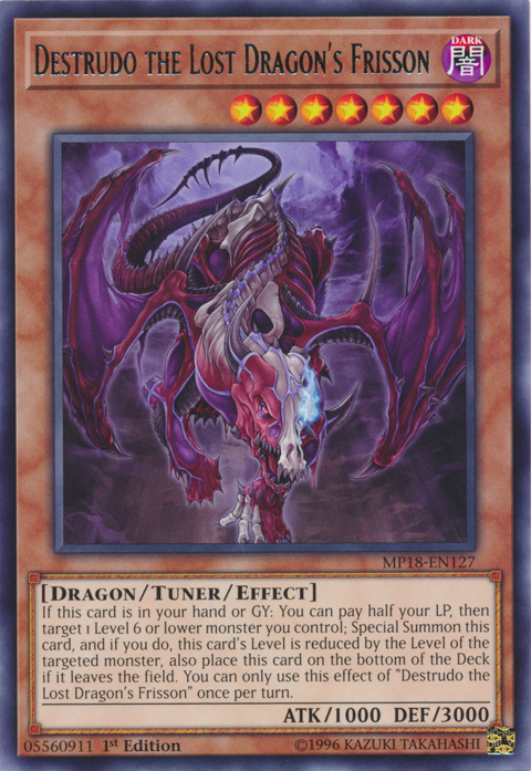 Destrudo the Lost Dragon's Frisson [MP18-EN127] Rare | Odin's Place