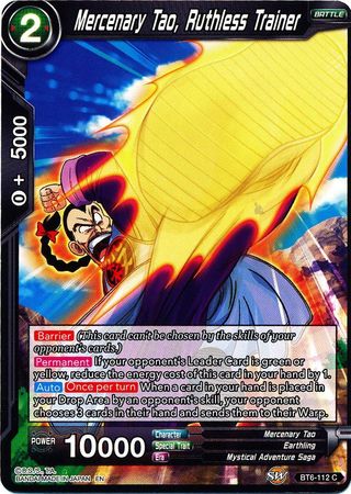 Mercenary Tao, Ruthless Trainer (BT6-112) [Destroyer Kings] | Odin's Place