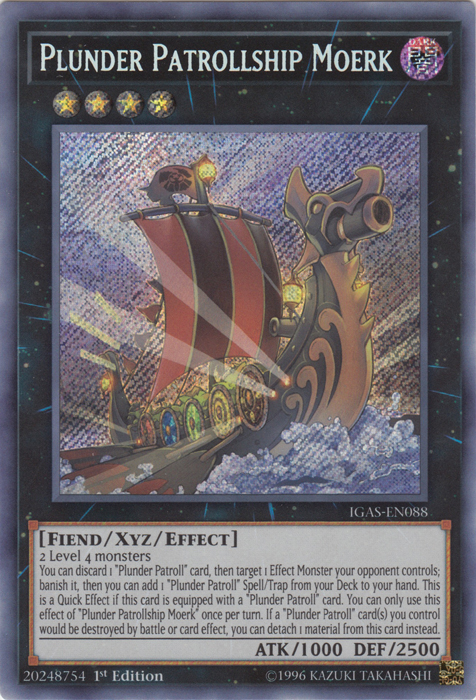 Plunder Patrollship Moerk [IGAS-EN088] Secret Rare | Odin's Place