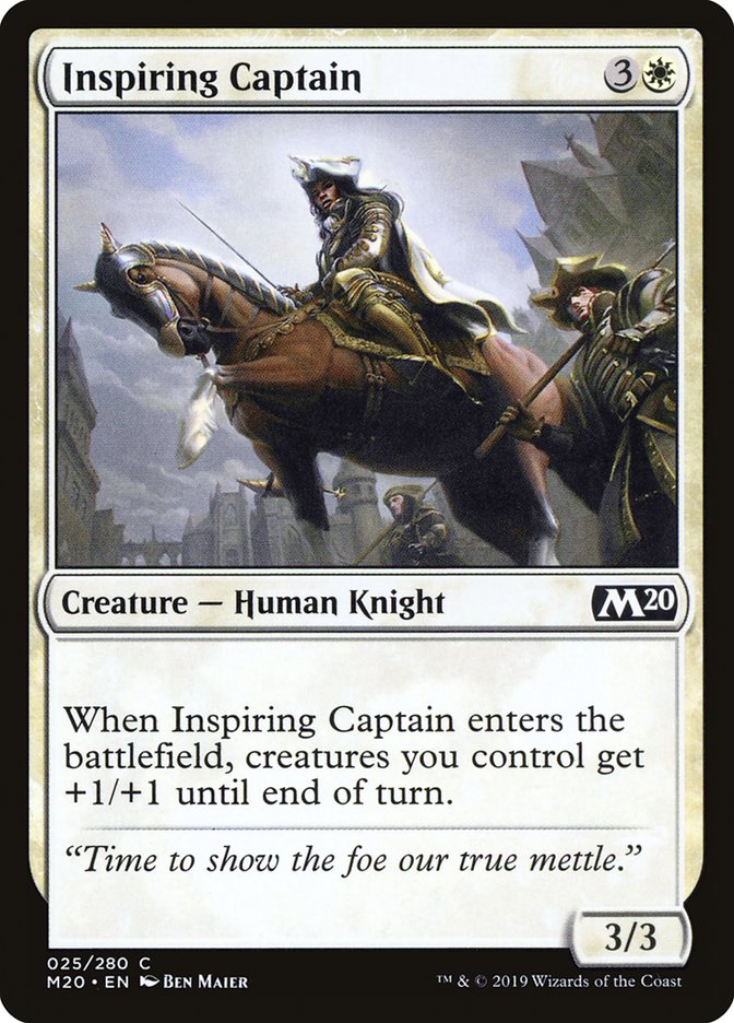 Inspiring Captain [Core Set 2020] | Odin's Place