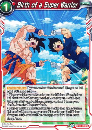 Birth of a Super Warrior (BT11-029) [Vermilion Bloodline] | Odin's Place