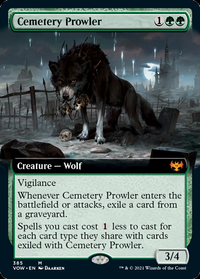 Cemetery Prowler (Extended Art) [Innistrad: Crimson Vow] | Odin's Place