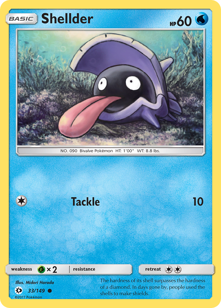 Shellder (33/149) [Sun & Moon: Base Set] | Odin's Place