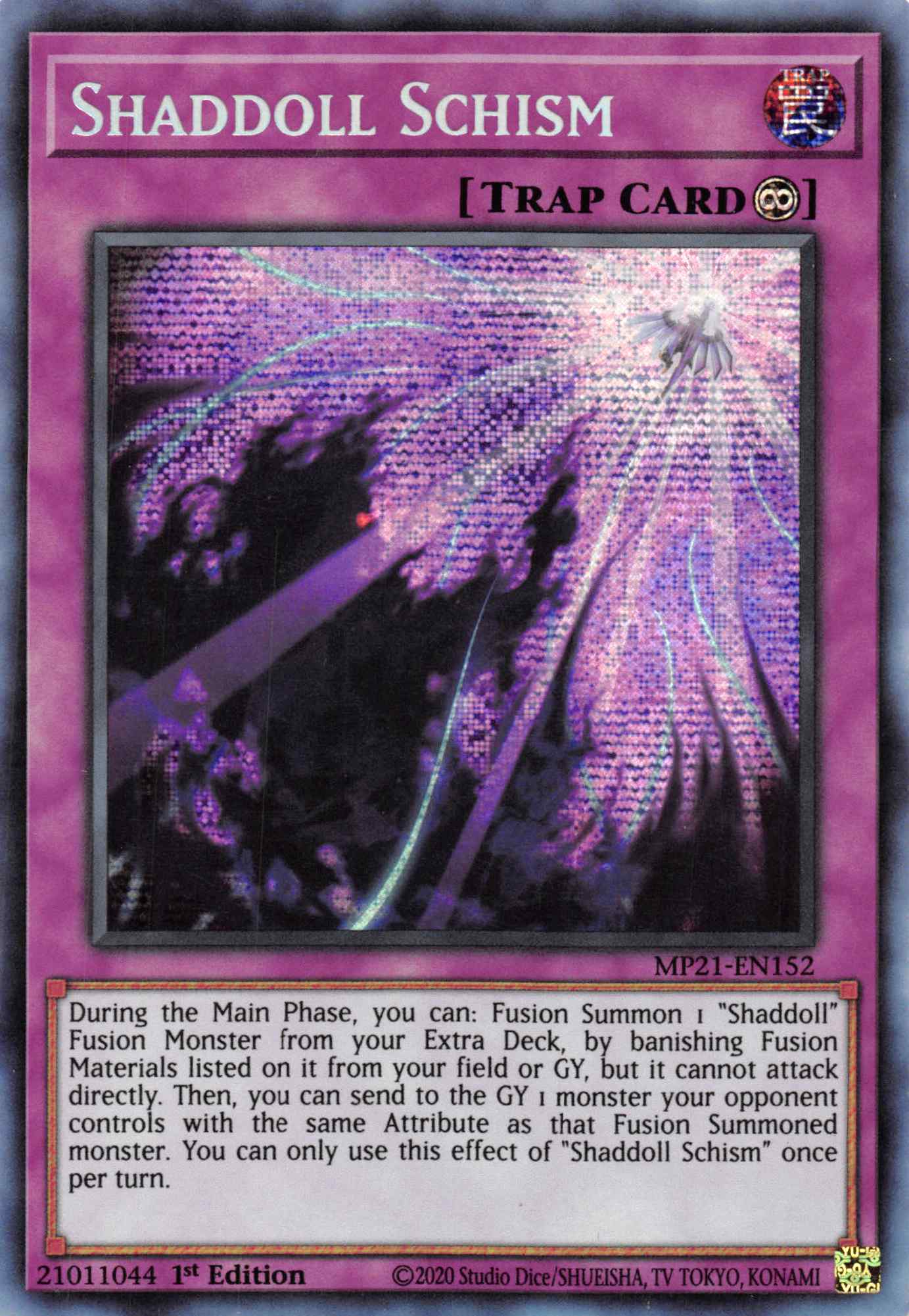 Shaddoll Schism [MP21-EN152] Prismatic Secret Rare | Odin's Place