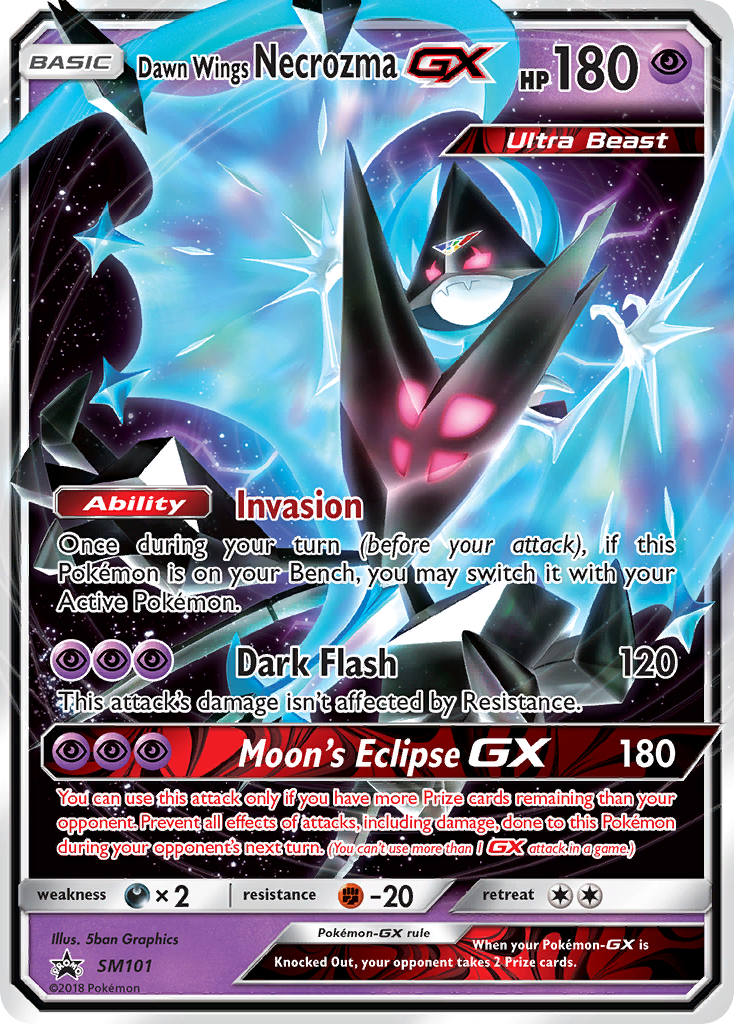 Dawn Wings Necrozma GX (SM101) [Sun & Moon: Black Star Promos] | Odin's Place