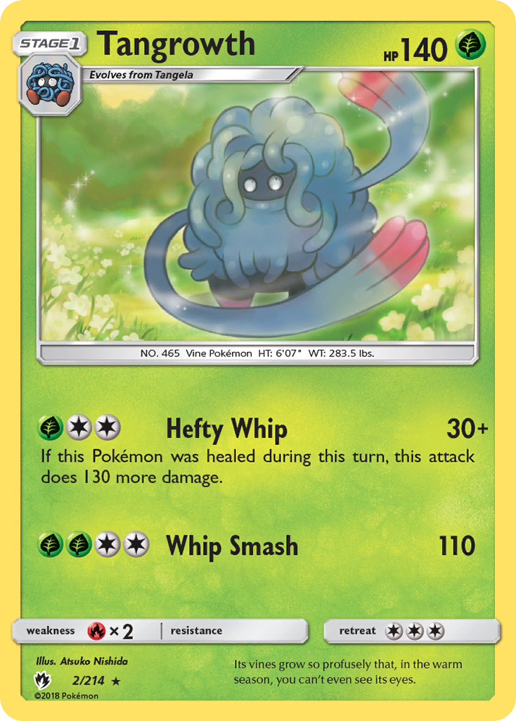 Tangrowth (2/214) [Sun & Moon: Lost Thunder] | Odin's Place