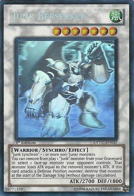 Junk Berserker [EXVC-EN037] Ghost Rare | Odin's Place