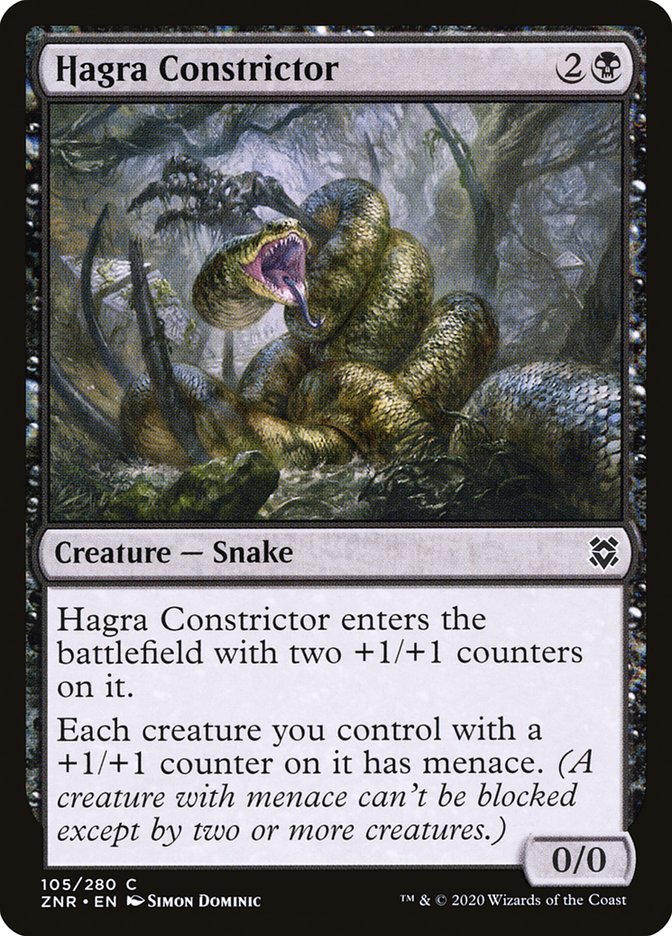 Hagra Constrictor [Zendikar Rising] | Odin's Place