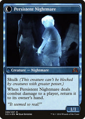 Startled Awake // Persistent Nightmare [Shadows over Innistrad Prerelease Promos] | Odin's Place