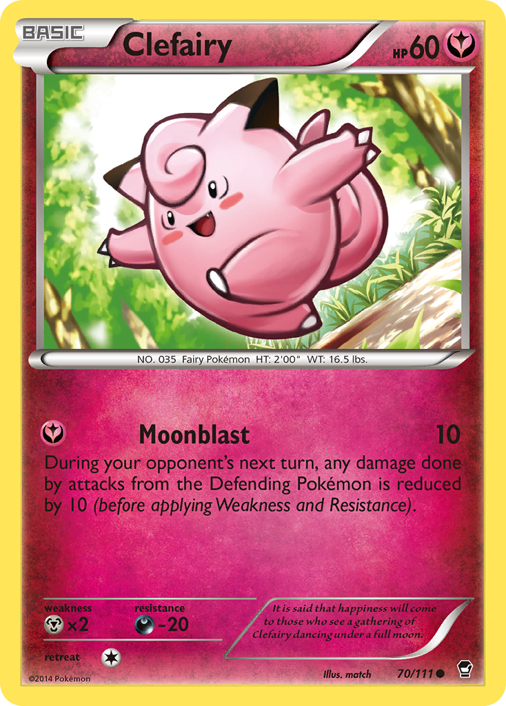 Clefairy (70/111) [XY: Furious Fists] | Odin's Place