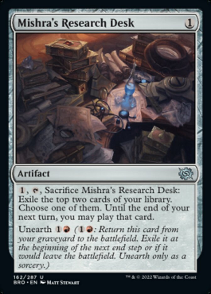 Mishra's Research Desk [The Brothers' War] | Odin's Place