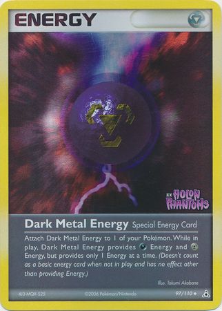 Dark Metal Energy (97/110) (Stamped) [EX: Holon Phantoms] | Odin's Place