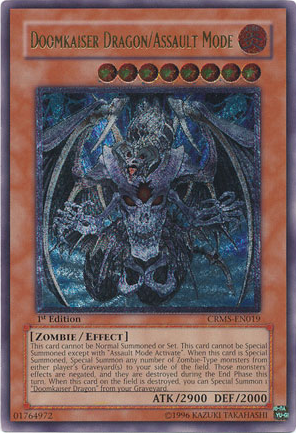 Doomkaiser Dragon/Assault Mode [CRMS-EN019] Ultimate Rare | Odin's Place